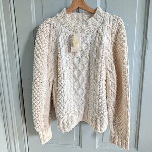 NWT Doen Bayou Handknit Sweater - XL